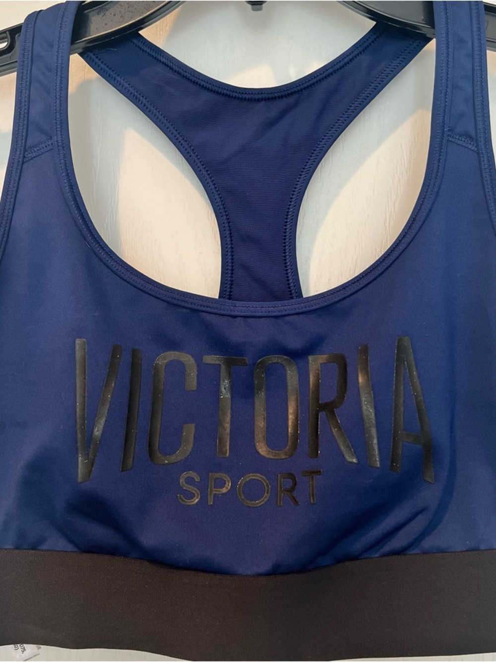 Victoria Sport Women’s Navy Racerback Sports Bra Wireless M Athletics Yoga